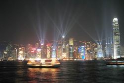 Симфония огней - лазерное шоу, г. Гонконг, Китай